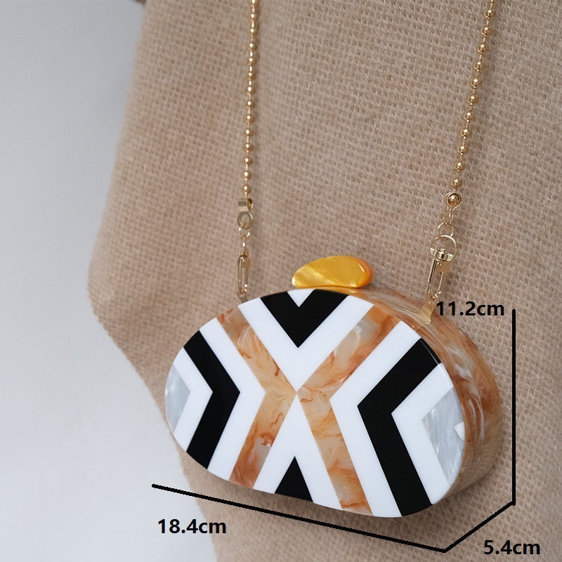 Balsa Acrylic Sling/Clutch Bag