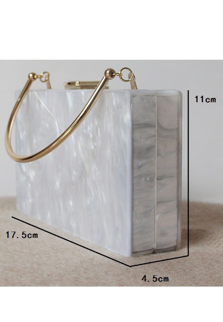 Hana Acrylic Clutch Bag