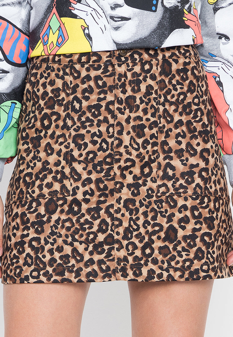 Topshop Leopard Print Tulle Skirt, Women's Fashion, Dresses & Sets, Dresses  on Carousell