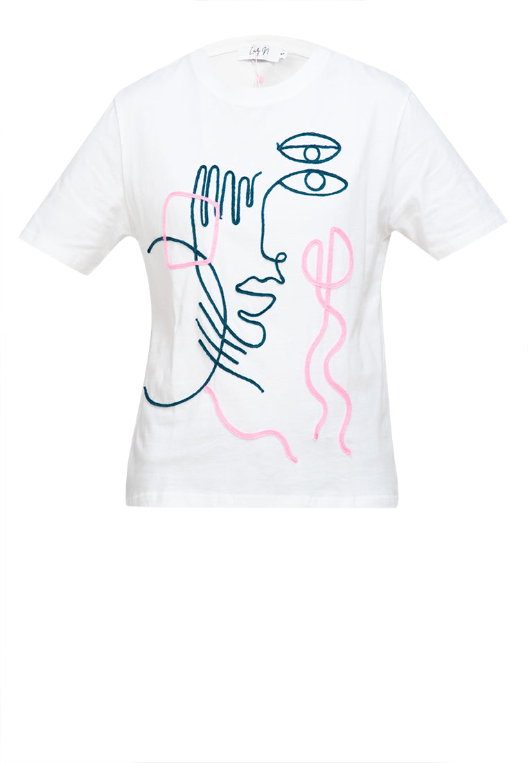 Bijou Abstract Print Shirt