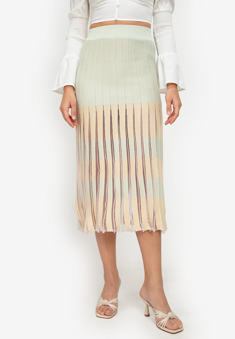Candi Long Knitted Skirt