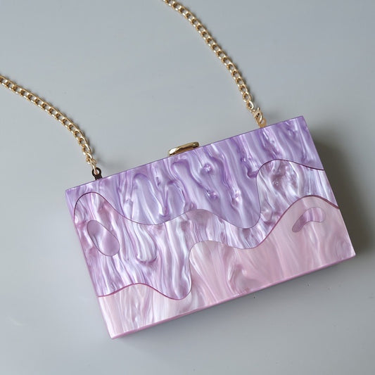 Meka Acrylic Sling/Clutch Bag