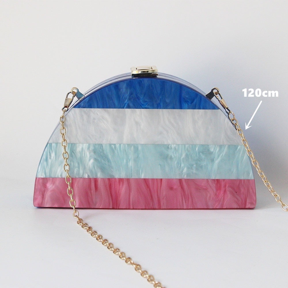 Katsa Acrylic Sling Bag/Clutch