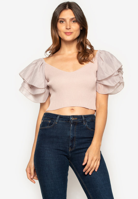 Isabella Knitted Crop Top